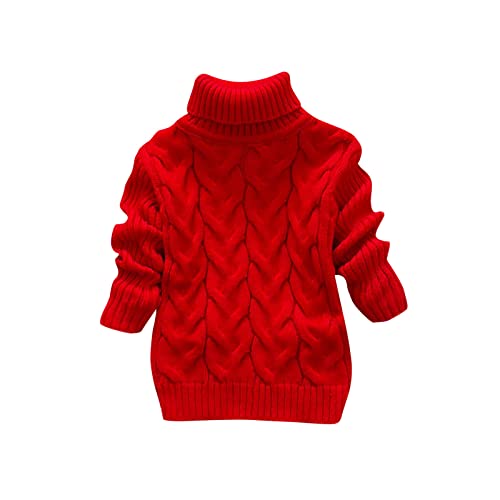 Baby Mädchen Jungen Rollkragenpullover Strickpullover Langarm Warme Sweatshirt Strick Pullover Herbst Winter Kleidung von Generic