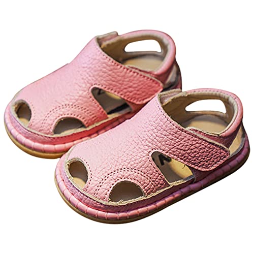 Baby Sandalen 0 3 alt Junge Kleinkind Schuhe Weiche Sohle Baby Mädchen Atmungsaktive Strandschuhe Badelatschen Mädchen (Pink, 22 Infant) von Generic
