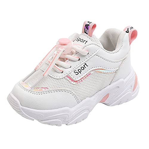 Baby Schuhe 68 Schuhe Mesh atmungsaktiv Säugling Mädchen weiche Baby Schuhe Baby Sportschuh (Pink, 22.5 Toddler) von Generic