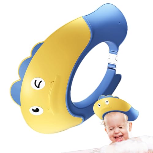 Baby-Shampoo-Kappe, verstellbare Badekappe in Dinosaurier-Form, Badekappe für Babys ab 6 Monaten, Baby-Badekappe zum Waschen von Generic