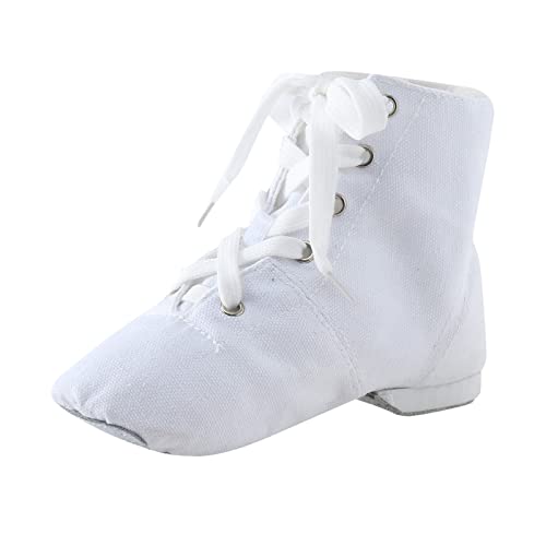 Baby Sneaker Mädchen Warm Dance Ballett Performance Indoor Schuhe Yoga Tanzschuhe Damen Winterschuhe Stiefeletten (White, 37.5 Big Kids) von Generic