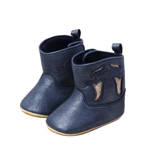 Baby Stiefel für Jungen Mädchen Trachte Cowboystiefel Westernstiefel mit Anti-Rutsch Weiche Sohle Leder Babystiefel Cowboy Bootie Krippenschuhe Unisex Neugeborene Lauflernschuhe (Blau, 18-24 Months) Baby Stiefel für Jungen Mädchen Trachte Cowboystiefel Westernstiefel mit Anti-Rutsch Weiche Sohle Leder Babystiefel Cowboy Bootie Krippenschuhe Unisex Neugeborene Lauflernschuhe (Blau, 18-24 Months) von Generic