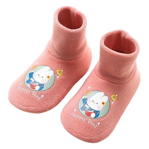 Babyschuhe Lauflernschuhe Mädchen Junge - Weicher Boden kinderschuhe Rutschfeste Kleinkind Schuhe Junge Stricken Bodenschuhe Bodensocken Stricken von Generic