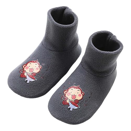 Babyschuhe Lauflernschuhe Mädchen Junge - kinderschuhe Rutschfeste Kleinkind Schuhe Junge Stricken Bodenschuhe Weicher Boden Bodensocken Stricken von Generic
