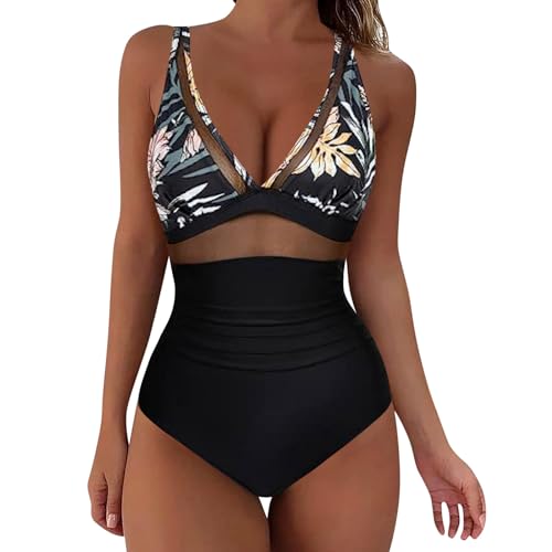 Badeanzüge FüR Damen,Badeanzug Damen Bauchweg Push Up Bademode Sexy Cut Out Badeanzüge Schwimmanzug Einteiliger Schlankheits Badeanzug mit Shaping Effekt Shape Monokini Swimsuit Strandmode Badeanzüge FüR Damen,Badeanzug Damen Bauchweg Push Up Bademode Sexy Cut Out Badeanzüge Schwimmanzug Einteiliger Schlankheits Badeanzug mit Shaping Effekt Shape Monokini Swimsuit Strandmode von Generic