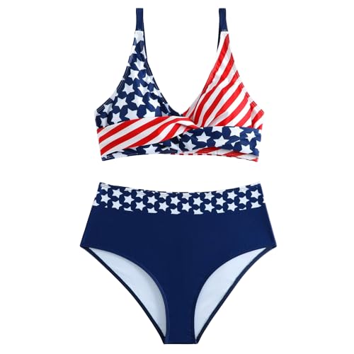 Badeanzug Damen, Damen Bikini-Sets Cross Over Push Up Mode Color-Blocking Zweiteiliger Badeanzug Verstellbare Swimsuit Strandmode Sommer Pool Party A Red L Badeanzug Damen, Damen Bikini-Sets Cross Over Push Up Mode Color-Blocking Zweiteiliger Badeanzug Verstellbare Swimsuit Strandmode Sommer Pool Party A Red L von Generic