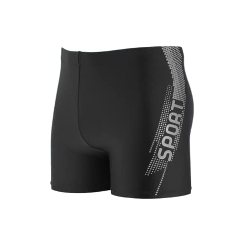 Badehose für Herren | Wettkampf Schwimmhose kurz eng Jungen | Training Swimwear Men I UV Badebekleidung Junge | Kastenbadehose Männer I Boys Swimming Trunks I Badepants Sport I Training，5XL von Generic