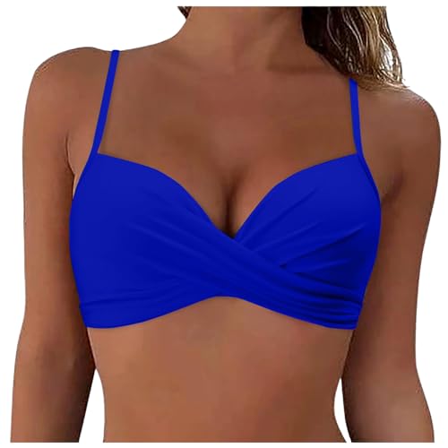 Badekleider Kaufen Push Up Bikini Set Damen Damen Tankini Mit BüGel Triangel Bikini Blau Weiß Gestreift BadeanzüGe In üBergrößEn Bademode GroßE BrüSte Bikinihose Hoch BadeanzüGe Damen Cup F von Generic