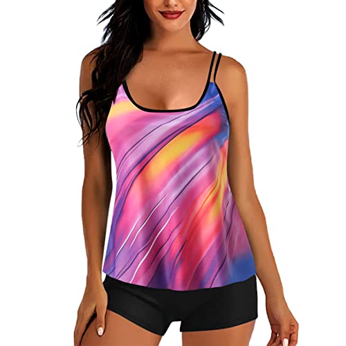 Bademoden Für Damen Badeanzug Swimsuit Bikini Damen Bauchweg Tankini Damen Tankini Damen Bauchweg Badeanzug Flamingo Damen Curvy Bikini Badeanzug Für Dicke Bikini Usa Flagge von Generic