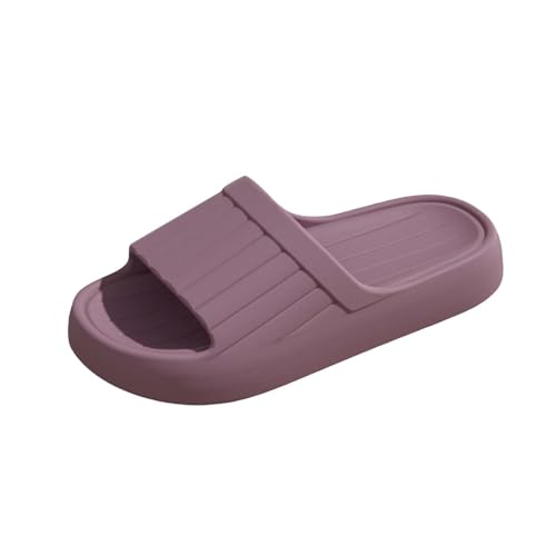 Badeschuhe Damen Schwarz Dicker Wolkenschuhe Herren Flach Slipper Offener Zehen Breite Füße Hausschuhe Leichte Bequem Badeschlappen Casual Plateau Atmungsaktive rutschfeste Flip Flops Badeschuhe Damen Schwarz Dicker Wolkenschuhe Herren Flach Slipper Offener Zehen Breite Füße Hausschuhe Leichte Bequem Badeschlappen Casual Plateau Atmungsaktive rutschfeste Flip Flops von Generic