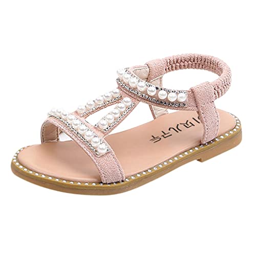 Badeschuhe Kleinkind Infant Pearl Prinzessin Sommer Kinder Sandalen Mädchen Schuhe Baby Schuhe Schuhe Baby Mädchen 1 Jahr (Z-A-Pink, 3.5-4 Years) von Generic