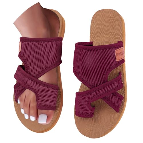 Badeslipper Herren Slipper Orthopädische Strick Sandalen Plateau Weiche Sohle Hausschuhe Casual Strick Mesh Slide Big Toe Hallux Valgus Schlappen rutschfeste Flip Flops Hausschuhe Leopard Badeslipper Herren Slipper Orthopädische Strick Sandalen Plateau Weiche Sohle Hausschuhe Casual Strick Mesh Slide Big Toe Hallux Valgus Schlappen rutschfeste Flip Flops Hausschuhe Leopard von Generic