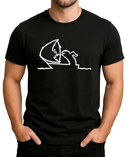 Balum La Linea T-Shirt – Premium Baumwolle, Streetwear Design, hoher, modernes Design, lässiger Fit, Mode Basic 6 Männer T-Shirt von Generic