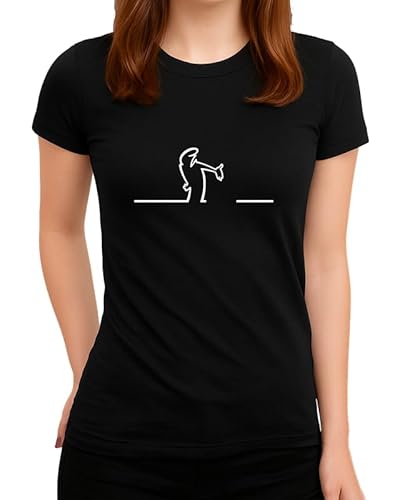 Balum La Linea T-Shirt – Premium Baumwolle, Streetwear Design, hoher, modernes Design, lässiger Fit, Mode Basic 9 Frauen T-Shirt von Generic