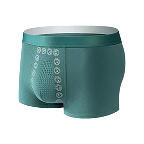 Bambus-Herren-Boxershorts mit Stretch-Fit-Design | Bequeme Bambus-Boxershorts für Männer mit einem etikettenlosen, elastischen Bund Atmungsaktiv mit Großer Beutel Rot Grau Schwarz L-3XL Bambus-Herren-Boxershorts mit Stretch-Fit-Design | Bequeme Bambus-Boxershorts für Männer mit einem etikettenlosen, elastischen Bund Atmungsaktiv mit Großer Beutel Rot Grau Schwarz L-3XL von Generic