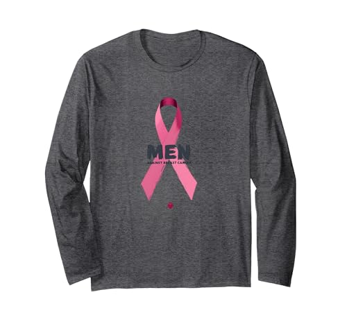 Band zur Unterstützung des Bewusstseins für Männer gegen Brustkrebs Langarmshirt, Unisex für Erwachsene, Anthrazit Meliert, XL Band zur Unterstützung des Bewusstseins für Männer gegen Brustkrebs Langarmshirt, Unisex für Erwachsene, Anthrazit Meliert, XL von Generic
