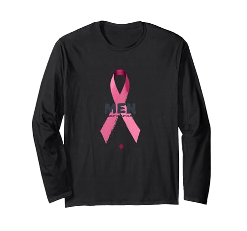 Band zur Unterstützung des Bewusstseins für Männer gegen Brustkrebs Langarmshirt, Unisex für Erwachsene, Schwarz, L Band zur Unterstützung des Bewusstseins für Männer gegen Brustkrebs Langarmshirt, Unisex für Erwachsene, Schwarz, L von Generic