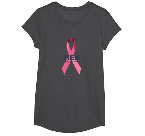 Band zur Unterstützung des Bewusstseins für Männer gegen Brustkrebs T-Shirt, Girls, Anthrazit Meliert, XS Band zur Unterstützung des Bewusstseins für Männer gegen Brustkrebs T-Shirt, Girls, Anthrazit Meliert, XS von Generic