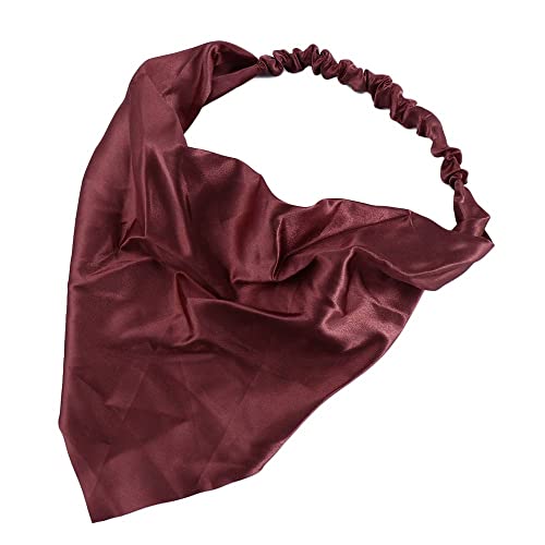 Bandana, elastisch, Turban, Damen, seidiger Satin, Haar-Accessoires, Headwrap (Kaffee) von Generic