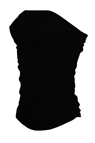 Bandeau-BH, Röhren-Oberteil für Damen, trägerlos Gr. S/M (34-36), schwarz von Generic