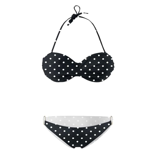 Bandeau Bikini Damen Push Up Zweiteilige Badeanzug Bademode Bikini Set Bikini Damen Set Leichte von Generic