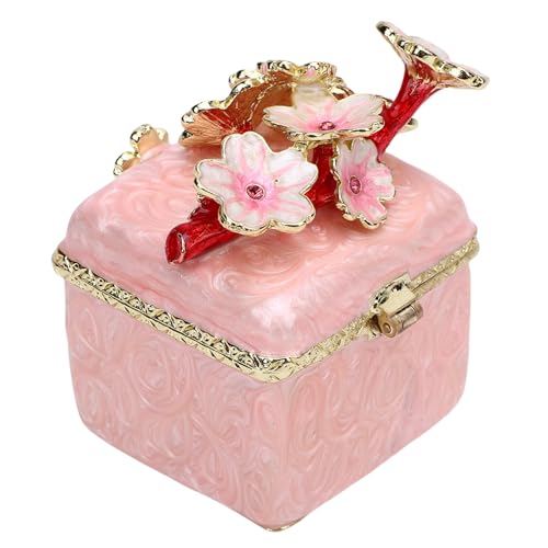 Baratijas Box, Metall Kirschschmuckschachtel Resistent Am Toilettendesktop (PINK) von Generic