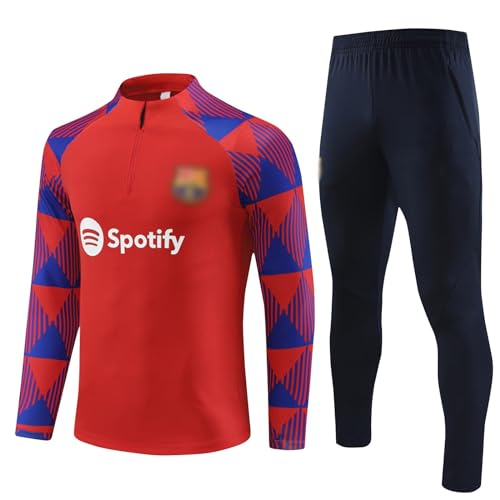 Barcelona Trainingsanzug Kinder Herren Barca Trainingsanzug 23/24 Barca Trainingsanzug Jacke Barcelona Trikot 23/24 Trikot Tracksuit Barcelona Barcelona Anzug von Generic