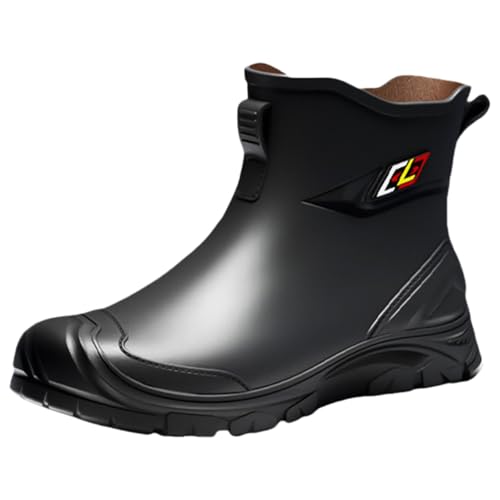 Barfuß Gummistiefel Herren Kurze Angelstiefel Eva Outdoor Arbeitsschuhe rutschfeste Extra Weit Spaziergang Mit Dem Hund Erwachsene rutschfest Regenstiefel Stiefeletten Rain Boots Schwarz Reitstiefel Barfuß Gummistiefel Herren Kurze Angelstiefel Eva Outdoor Arbeitsschuhe rutschfeste Extra Weit Spaziergang Mit Dem Hund Erwachsene rutschfest Regenstiefel Stiefeletten Rain Boots Schwarz Reitstiefel von Generic