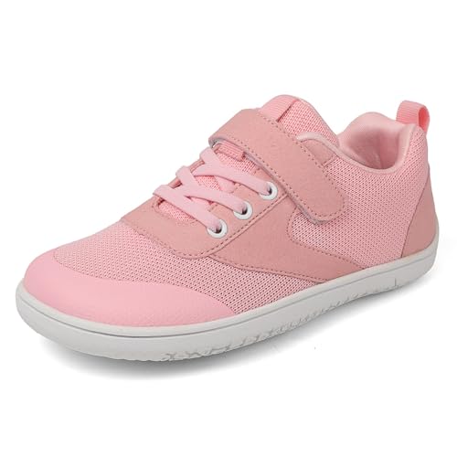 Barfuß Sportschuhe Kinder Mesh Atmungsaktiv Hallenschuhe mit blinkenden LED-Lichtern Trainingsschuhe rutschfeste Trekking Slip On Laufschuhe Wanderschuhe Tennisschuhe for Frühling Sommer und Herbst von Generic