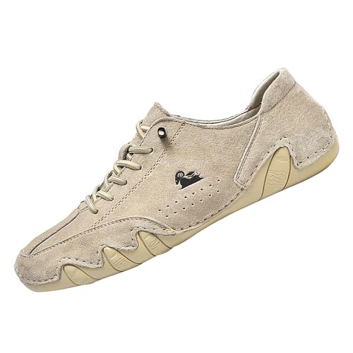 Barfußschuhe Herren rutschfest Bergexperten Schuhe Wildlederstiefel Wandern Geeignet Wasserdicht Wildlederstiefel Ergonomische Leicht Barfußschuhe Sommerschuhe von Generic