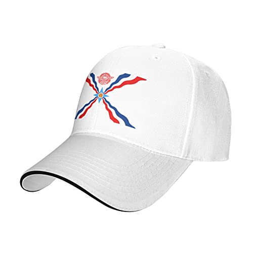 Baseball Cap Assyrian Flag Golf Caps Verstellbare Baseballmütze Lässig Baseballkappe Für Running Outdoor Außenbereich von Generic