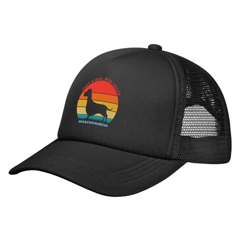 Baseball Cap Dackel Trucker Hut Verstellbare Baseballkappe Mode Golf Caps Für Außenbereich Running Reisen von Generic