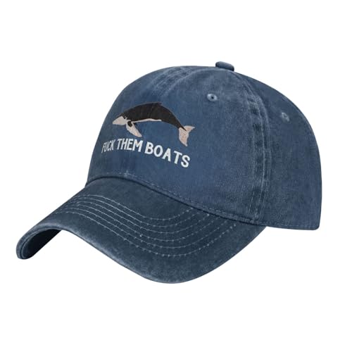 Baseball Cap Fuck Them Boats Black Golf Caps Verstellbare Trucker Hut Mode Baseballkappe Für Outdoor Außenbereich Running von Generic