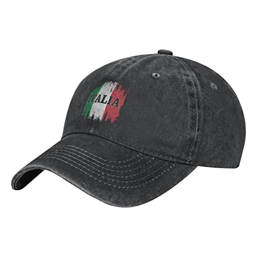 Baseball Cap Italia Italien Italienische Flagge Golf Caps Unisex Baseballmütze Verstellbare Baseballkappe Für Außenbereich Outdoor Reisen von Generic