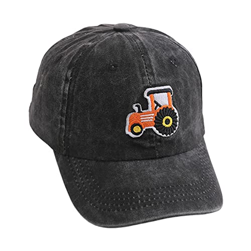 Baseball Cap Jungen Kinder Basecap Mädchen Cartoon Traktor Caps Sonnenhut Kids Mütze Snapback Cap Verstellbare Kappe Hut Sport Mütze für Reisen Sonnenhut UV Schutz Kinder Schirmmütze 2-5 Jahre von Generic