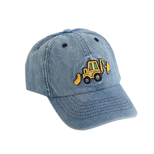 Baseball Cap Jungen Kinder Basecap Mädchen Cartoon Traktor Caps Sonnenhut Kids Mütze Snapback Cap Verstellbare Kappe Hut Sport Mütze für Reisen Sonnenhut UV Schutz Kinder Schirmmütze 2-5 Jahre von Generic