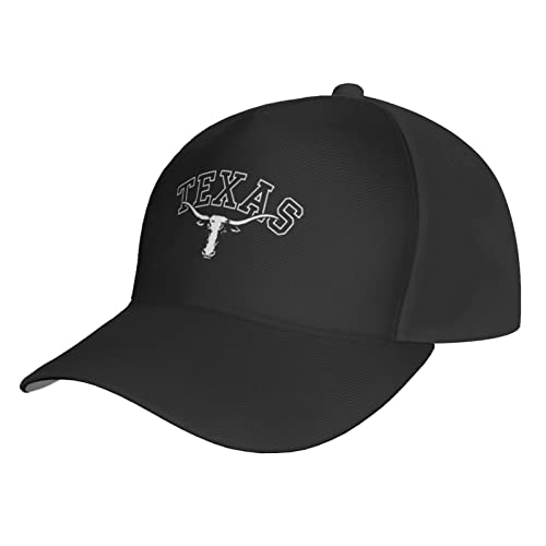 Baseball Cap Texas Longhorn Lone Star State Texas Strong Golf Caps Verstellbare Baseballmütze Lässig Baseballkappe Für Außenbereich Reisen Outdoor von Generic