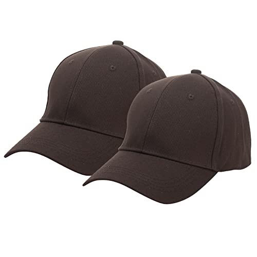 Baseball Cap Unisex 1 Stück/2 Stück Outdoor Baseball Cap Kappe Baumwolle Baseball Mützen Erwachsenen Casual Reine Farbe Baseboard Baseballkappe Verstellbar Athletic Cap Kappe Damen Herren von Generic