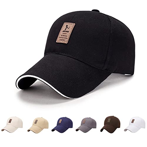 Baseball Cap Unisex Damen Herren Sport Verstellbar Basecap Sonnenschutz Baseballkappen Atmungsaktives Sommermütze Freizeit Cappy Frauen Outdoor Wander Sommerkappe Baseballmütze von Generic