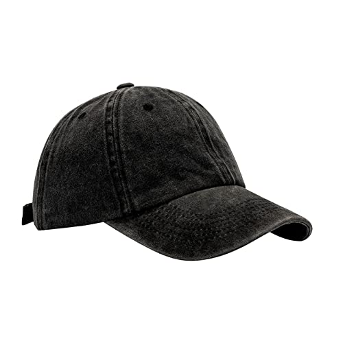 Baseball Caps Für Herren, Sport Sommer Base Uv Schutz Cappies Caps Mesh Cappy S/M Schwarze Basecap Schildkappe 39Thirty Lustig XXL Atmungsaktiv Leicht Kappe Cap von Generic