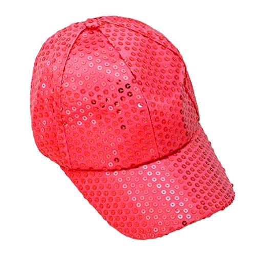 Baseball Fitted CapKappe Basecap Athletic Camping Urlaub Freizeithut Bequem Einfarbig Wanderhut Atmungsaktive Baseballkappe Hip Hop Personalisiert Paillette Mützen Color Mats Unisex Baseballmützen von Generic