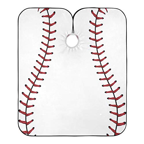 Baseball Rote Spitze Hairdressing Capes Schmutzabweisend Haarschneideumhang Wasserdichte Friseur Umhänge Für Friseur Friseursalon Mädchen 140X168Cm Baseball Rote Spitze Hairdressing Capes Schmutzabweisend Haarschneideumhang Wasserdichte Friseur Umhänge Für Friseur Friseursalon Mädchen 140X168Cm von Generic