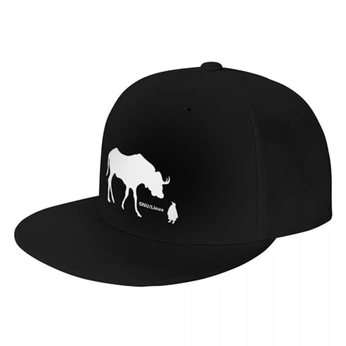 mütze Cap Herren GNU Linux Hip-Hop Hüte Outdoor Verstellbar Casual Baseball Caps Sonnencreme Hut lustige Geschenke von Generic