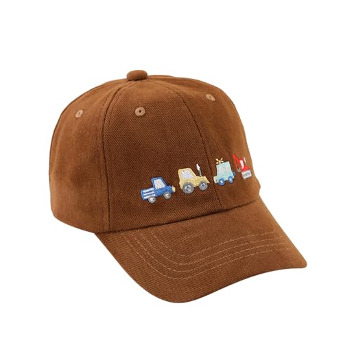 Basecap Kinder Jungen Kappe Kinder Jungen Bagger Cap Auto Bagger Baseballcap UV Schutz Baseballkappe Einstellbar Baseballmütze Snapback Caps Baumwolle Basecap Sportkappe 2-5 Jahre von Generic