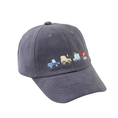 Basecap Kinder Jungen Kappe Kinder Jungen Bagger Cap Auto Bagger Baseballcap UV Schutz Baseballkappe Einstellbar Baseballmütze Snapback Caps Baumwolle Basecap Sportkappe 2-5 Jahre von Generic