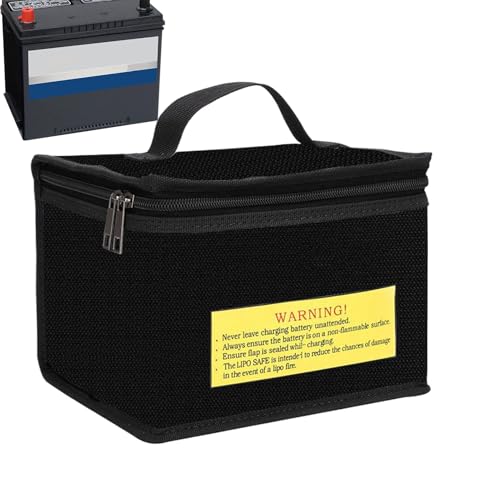 Batteriesicherheitstasche – Batterieaufbewahrung Für Zuhause, Batteriehalter-Organizer, Batterieaufbewahrungstasche, Feuerfeste Batterieaufbewahrung – Batteriehalter – Aufbewahrungsbehälter, Elektrisc von Generic
