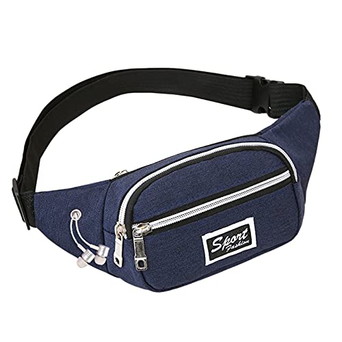 Bauchtaschen und Bauchtaschen Brieftasche Tasche Telefon Multifunktionale Sport Damen Outdoor und Herren Handytasche Hüfttasche Hüfttaschen Laufen Pack Taillengürtel für Kinder, blau, 28X4X10 von Generic