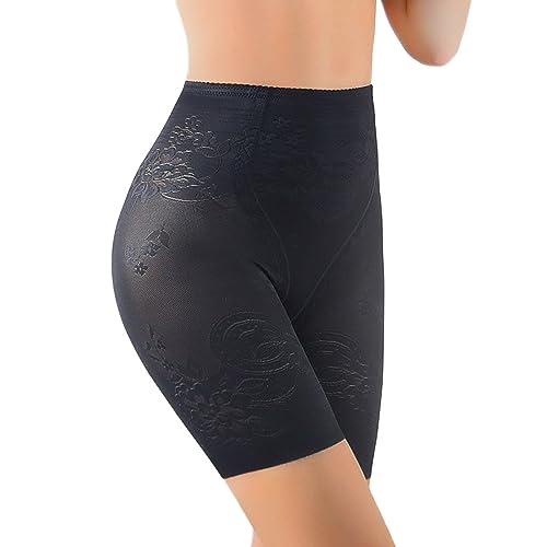 Bauchweg Unterhose Damen Hohe Taille Shapewear Spitze Leichte Bauchkontrolle Nahtlose Miederhose Leggings Kurze Figurformende Miederpants Unter Kleid Kurze Unterwäsche von Generic