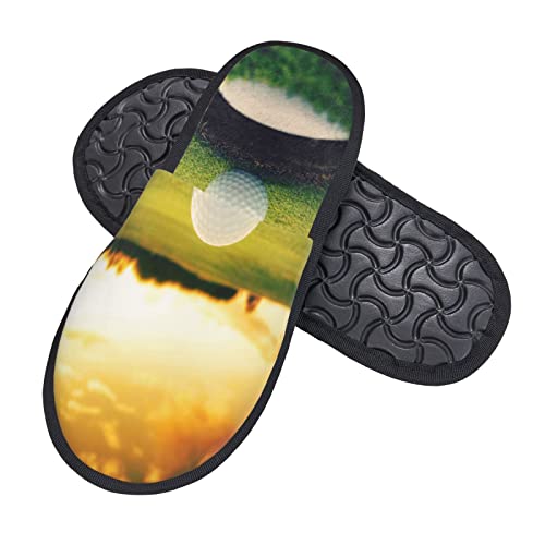 Baumwolle Pantoffeln Sport Golfball Bequeme Pantoffeln Flauschiges Hauspantoffeln Für Winter Weihnachten Den Alltag L von Generic