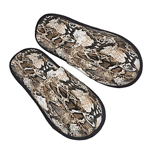 Baumwolle Pantoffeln Tier Schlange Scuff Hauspantoffeln Flauschiges Pantoffeln Für Winter Weihnachten Den Alltag L von Generic